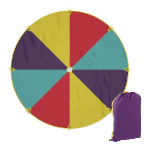 Gioco paracadute arcobaleno - gioco,