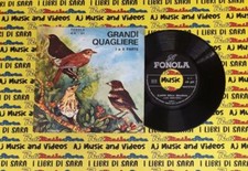 LP 45 7"CANTO DELLA QUAGLIA Uso venatorio italy FONOLA N.P. 01 no cd mc dvd*