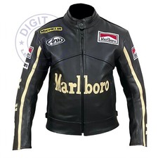 Giacca di pelle Marlboro biker