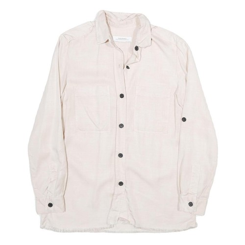 Zara camicia donna crema - camicia,
