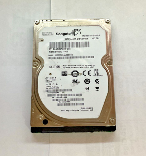 Hard disk 320gb seagate sata - disk,