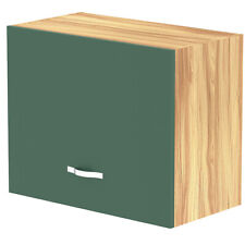 Pensile da Cucina Ribaltabile Muro Armadio Sospeso in Legno Parete Colore Verde