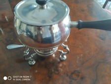 Raro set fonduta argento 800