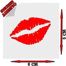 Sticker Adesivo Decal Bacio Smack Lips Labbra Rossetto Lipstick Auto Moto Tuning