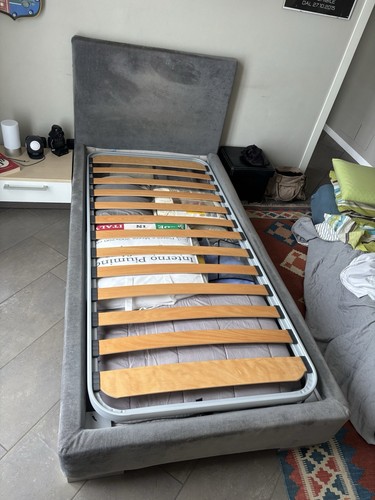 Letto contenitore singolo - letto,
