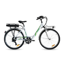 BICI ELETTRICA ITALWIN CITY BIKE NUVOLA 24" ALLUMINIO E-BIKE UNISEX 7V AMMORTIZZ