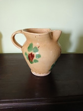 Antica Brocca In Terracotta Smaltata