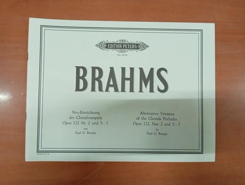 Brahms alternative version - alternative, of