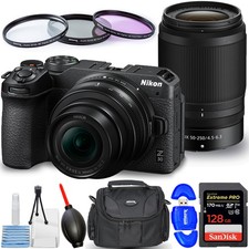 Nikon Z30 fotocamera mirrorless con obiettivi 16-50mm e 50-250mm - kit accessori 8pz