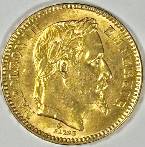 1864 oro francese franchi - franchi,