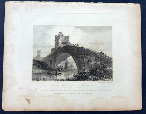 Stampa antica ponte salario