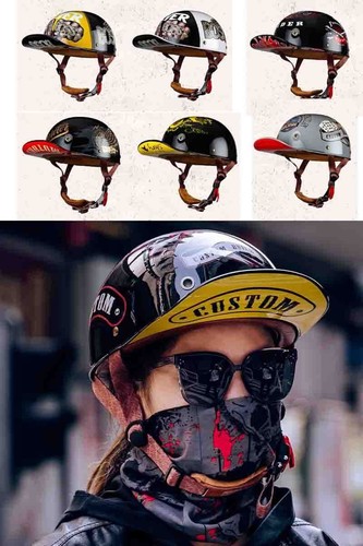 Mezzo casco moto faccia aperta - casco,