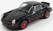 1/18 WELLY - PORSCHE | 911 CARRERA RS 2.7 COUPE 1973 | BLACK RED