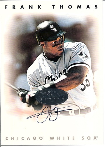 Frank thomas autografo firmato - thomas,