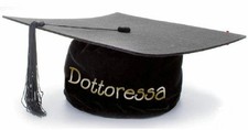 Cappello laurea con pendaglio