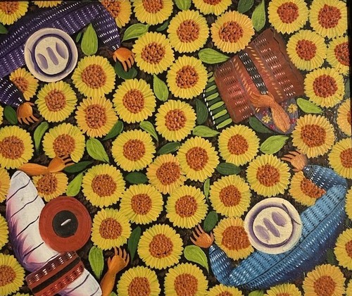 Dipinto olio vintage - , arte
