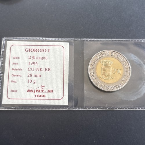 Monete principato seborga 2 - principato,