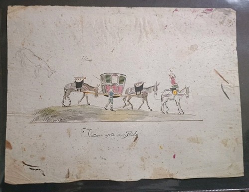 Disegno acquerello vettura - disegno,