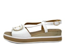 Women's White 37 Leather Low