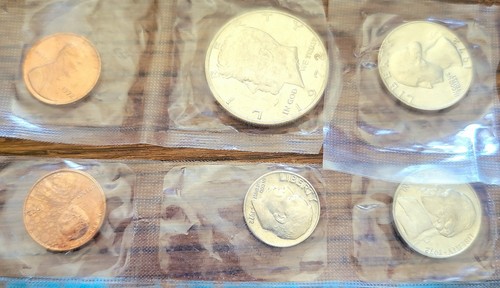 1972 proof set half - ,