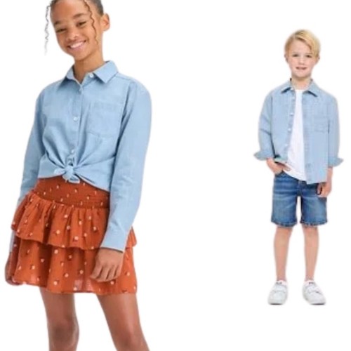 Cat jack kids chambray - &,