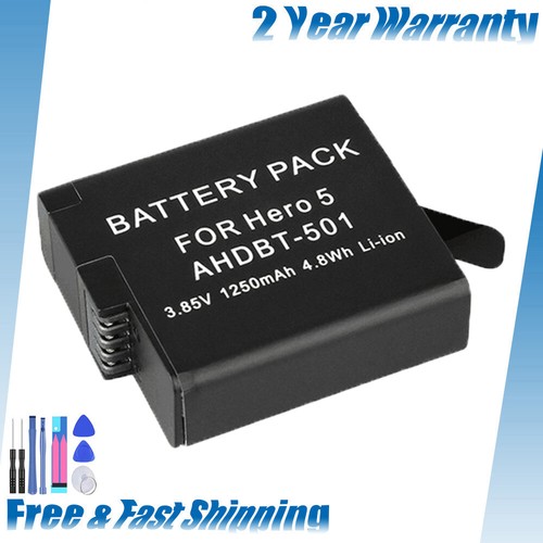 Batteria 1250mah per gopro - 1250mah,