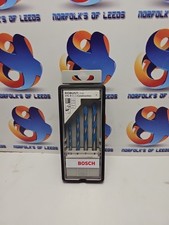 Bosch Set 4 Pezzi Punte da Trapano per Legno per Piastrelle Robuste Linea...