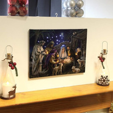- Quadro Su Tela Con Luci LED