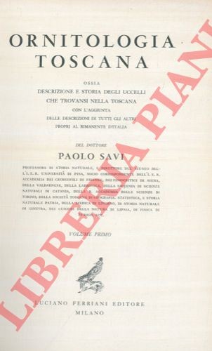 Savi paolo ornitologia - savi,