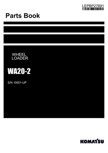 Komatsu wa20 manuale - wa20-2,