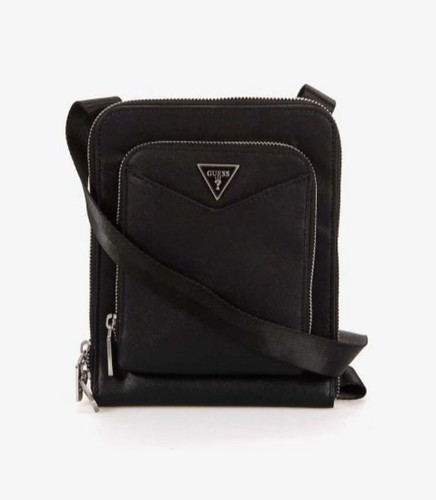 Saccoche guess double zip noir - double,