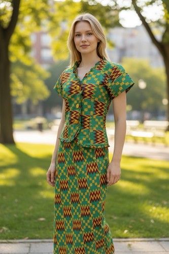Abito completo stampa - , africana