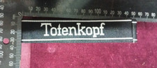 TOPPA PATCH INSIGNIA FASCIA WAFFEN TOTENKOPF DIVISION POST WW2 RARITA'