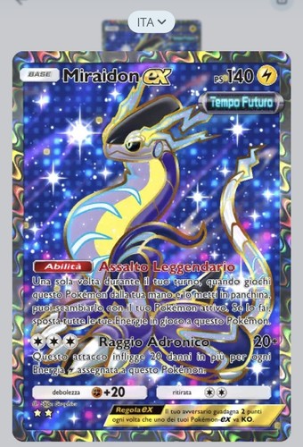 Pokemon tcg pocket - pocket, miraidon