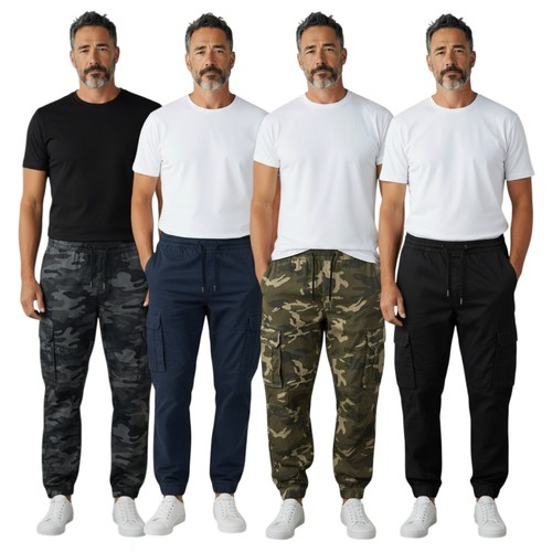Pantalone cargo uomo - uomo, mimetico