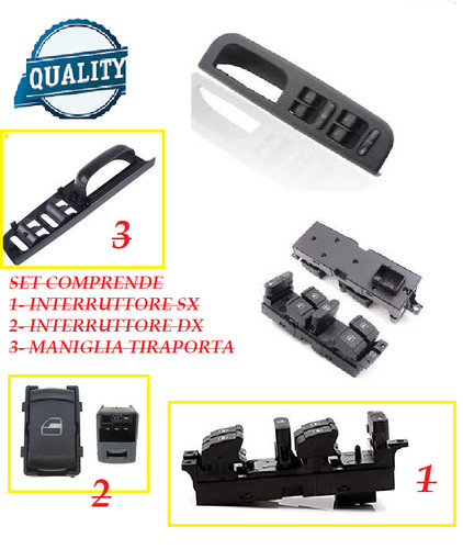 Set maniglia pulsantiera per - maniglia,