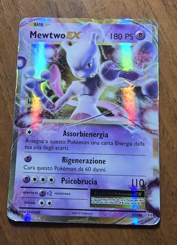 Pokemon card mewtwo ex - mewtwo,