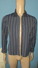 DOLCE&GABBANA CAMICIA A RIGHE UOMO MANICA LUNGA TAGLIA M COLLETTO 40 CENTIMETRI 