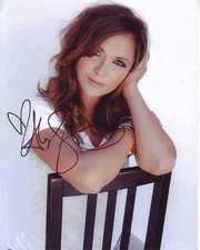 ALYSON STONER foto firmata autografata 8x10