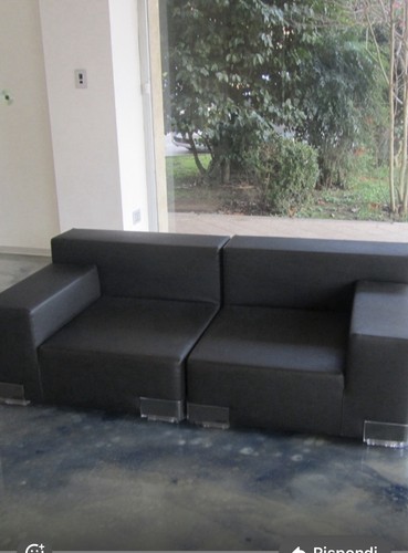 Divano plastic duo kartell - plastic,