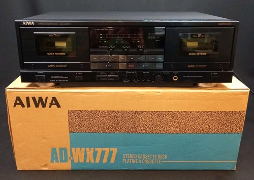 Aiwa wx777 twin cassette - ad-wx777,