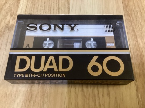 Sony duad cassette sealed - duad, 60