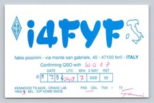 Radioamatore QSL i4FYF Forlì