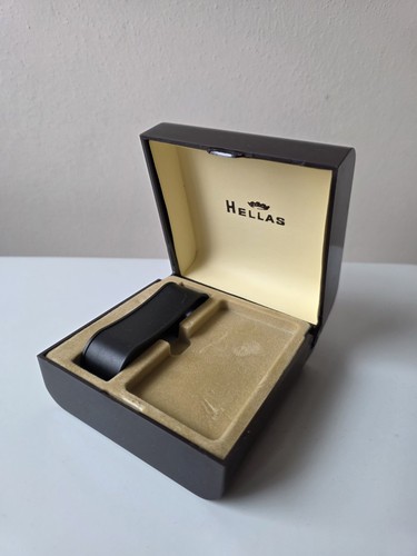 Hellas vintage watch box brown - vintage,