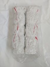 Reti Porte Da Calcio, 2 Reti Bianche, Misure 7,50 × 2,50 Metri × Profondità 