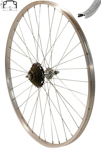 Ruota posteriore pollici - 28,