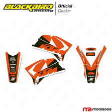 KIT ADESIVI GRAFICHE COMPLETE CON SCRITTA KTM PER MOTO SX EXC DAL 2005 AL 2007