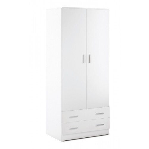 Armadio bianco 180 ante - bianco, 2