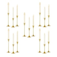 Romadedi portacandele (senza scatola originale) metallo oro set di 15 - vinta...
