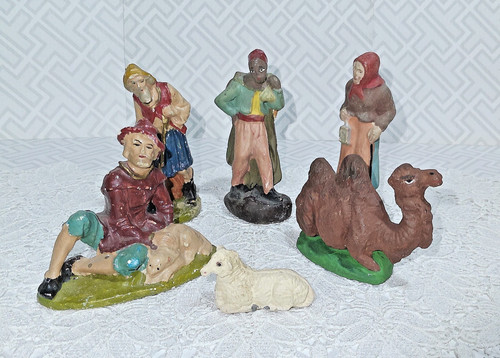 Statuine presepe gesso cm - statuine,